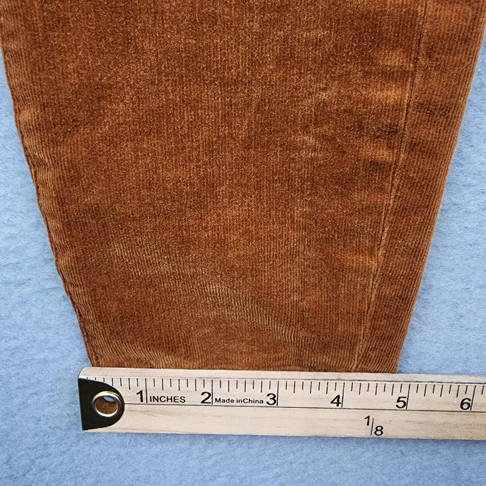 Pilcro Pants Womens 25 Brown Corduroy Skinny Ankle Stretch Casual 5 Pocket Chino